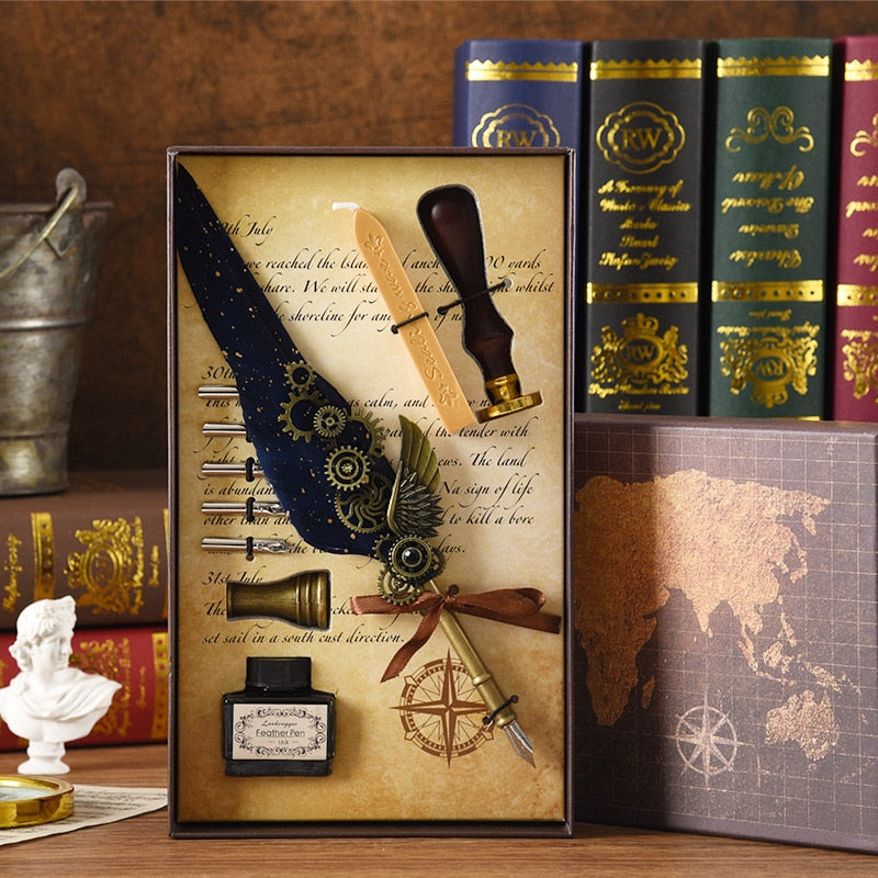 Brehn | Phoenix Feather Mechaniker Kalligrafie Stift Set