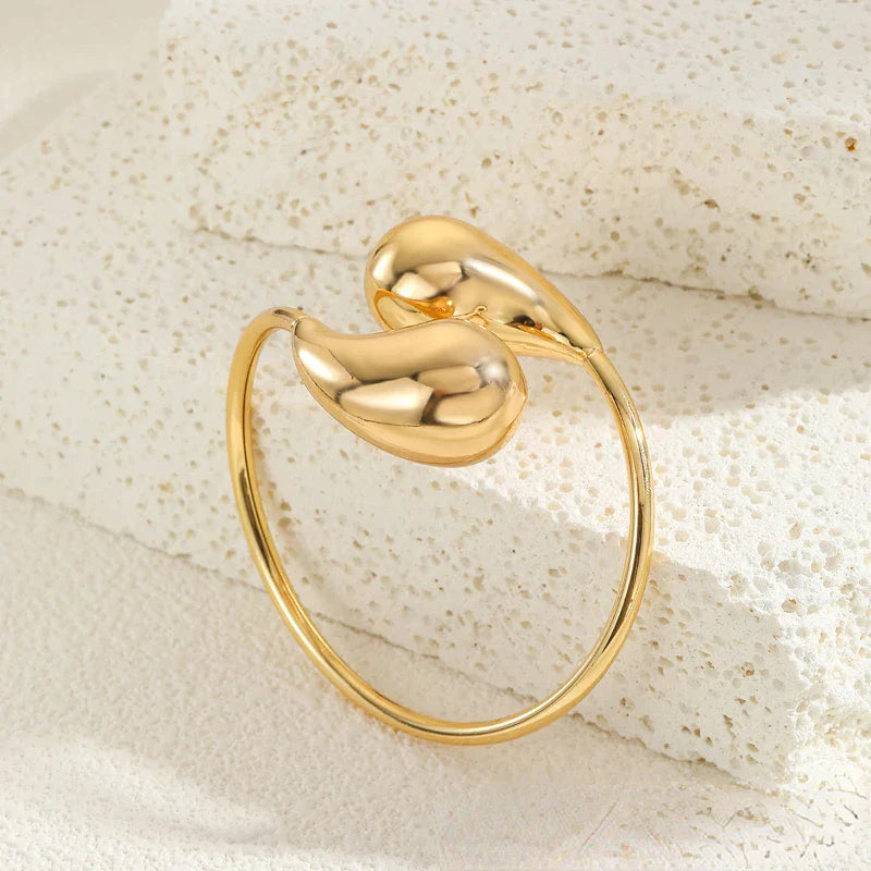 Brehn | Bold Wasser Tropfen Bangle Armband