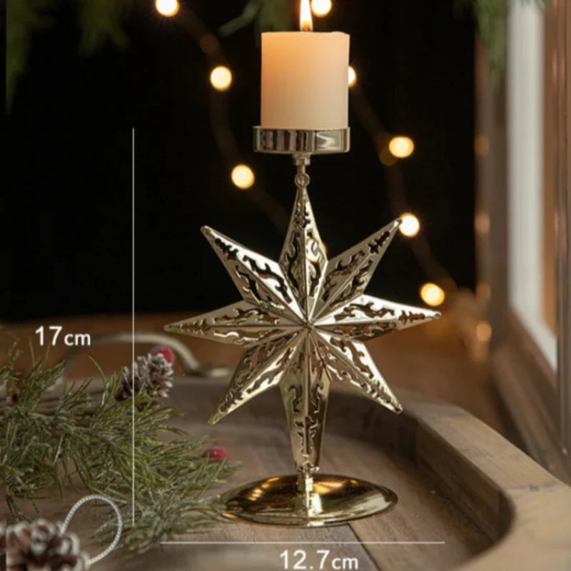 Brehn | Eisen Weihnachtskerzenständer