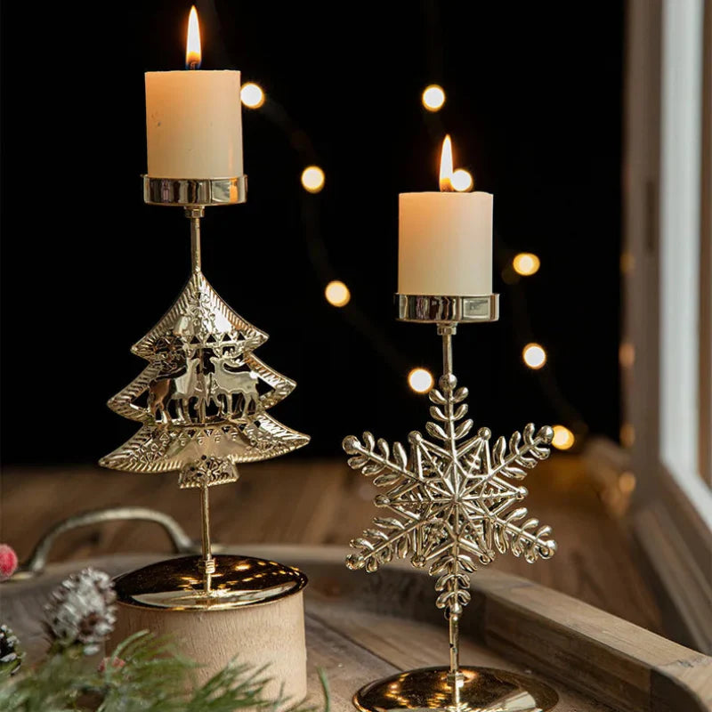 Brehn | Eisen Weihnachtskerzenständer