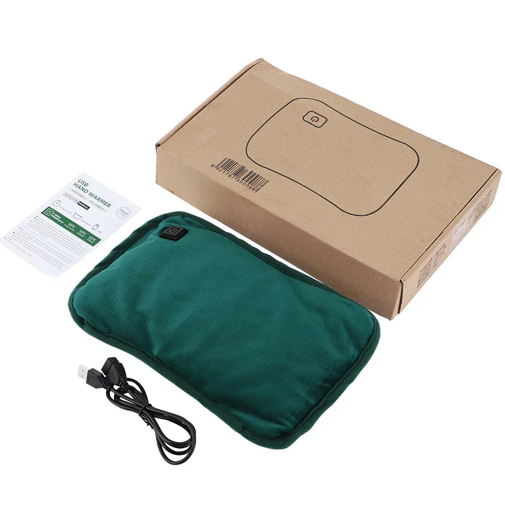 Brehn | Tragbares Graphen-Heizkissen | USB-Wiederaufladbar | 3 Temperaturstufen | Ergonomischer Hand- & Bauchwärmer | Inkl. intelligenter Abschaltautomatik