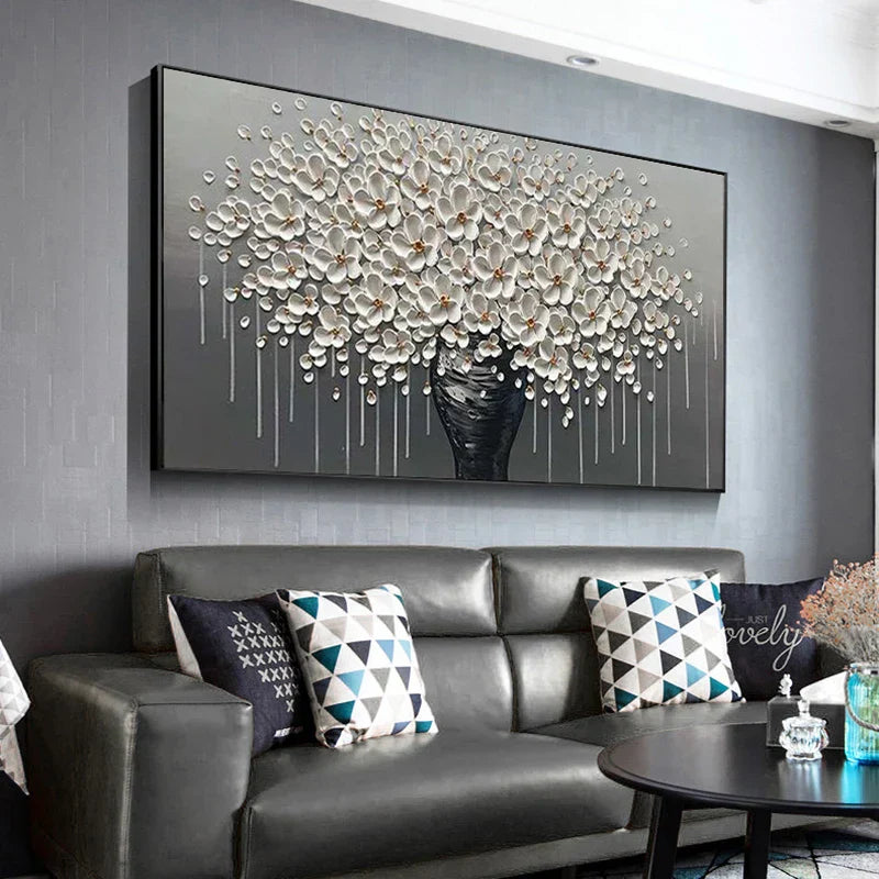 Moderne abstrakte Blumenbaum Wandkunst Fine Art Leinwanddrucke Große Größen Bilder Für Wohnzimmer Schlafzimmer Home Office Kunstdekoration | Brehn