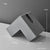 Minimalist Abstract L-förmiger skulpturaler Taschentuchspender für Wohnzimmer Kaffeetisch Küche Arbeitsplatte Desktop Nordic Stil Wohnkultur | Brehn