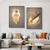 Neutrale schicke moderne Ästhetik Sonne Mond Wandkunst feine Kunst Leinwanddrucke moderne Bilder für luxuriöse Apartment Wohnzimmer Home Office Dekor