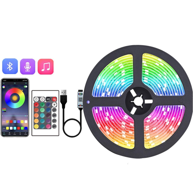 Brehn | 1M-20M RGB LED-Lichtband 5V LED