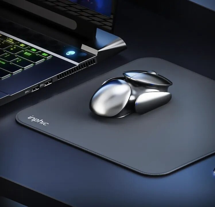 VIvolux | Aluminium Raum Schiff Drahtlose Gaming Maus