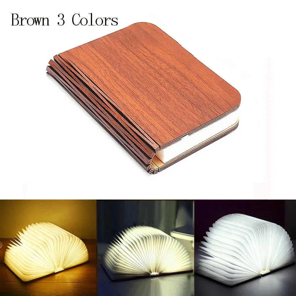 Brehn | BookGlow - Faltbare LED-Lampe - Tragbar und wiederaufladbar - Erhellen Sie Ihre Nächte!