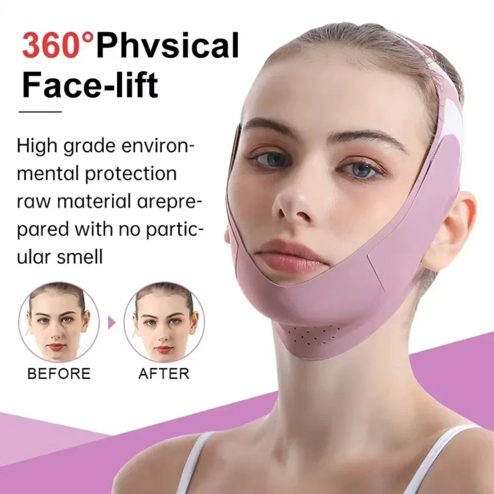 Brehn | V-Lifting Maske FaceForm | 360° Gesichtsstraffung | Atmungsaktiv & Elastisch | Für Damen & Herren