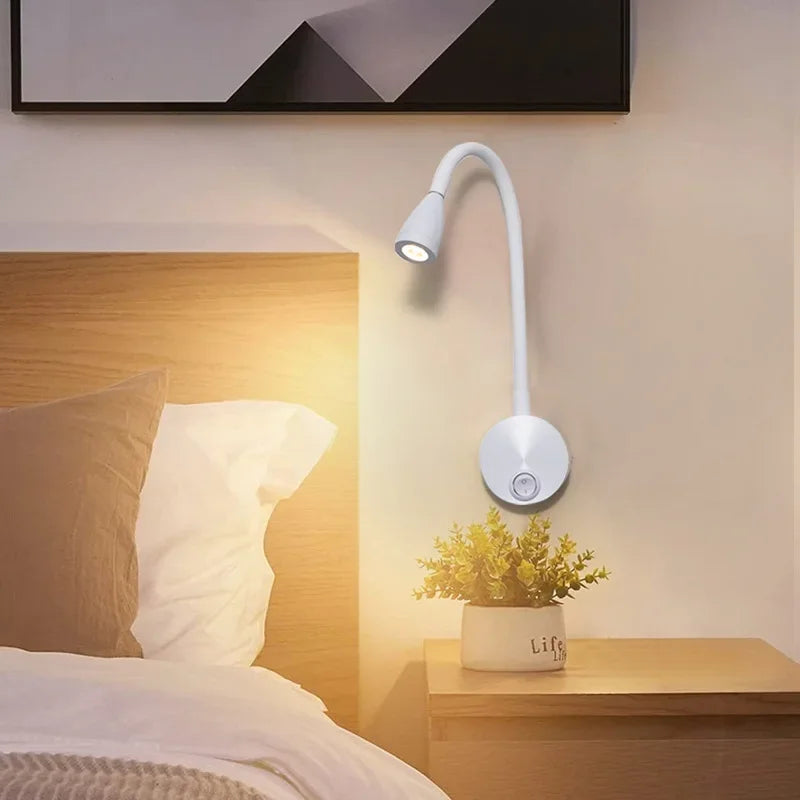 Brehn | Vielseitige LED-Wandleuchte: Modern, Flexibel, Perfekt zum Lesen im Bett