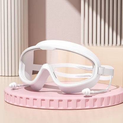 Schwimmbrille für Erwachsene mit Antibeschlagbeschichtung – Stilvolle, UV-schützende Schwimmbekleidung mit auslaufsicherer Passform