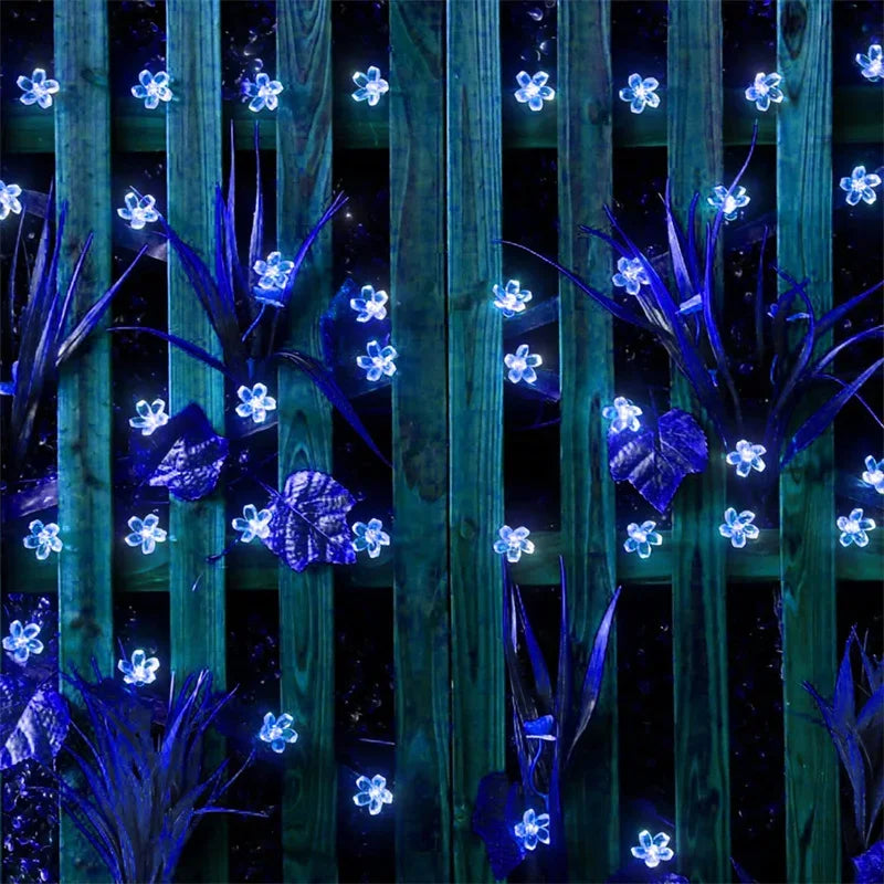 Brehn | Solar Blumen Lichterkette