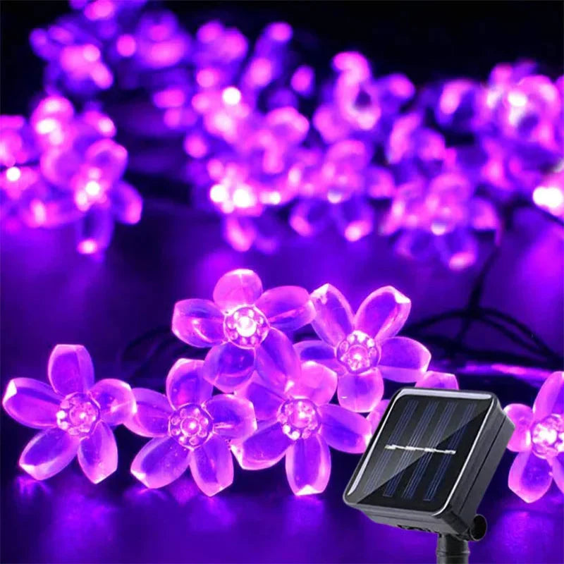 Brehn | Solar Blumen Lichterkette