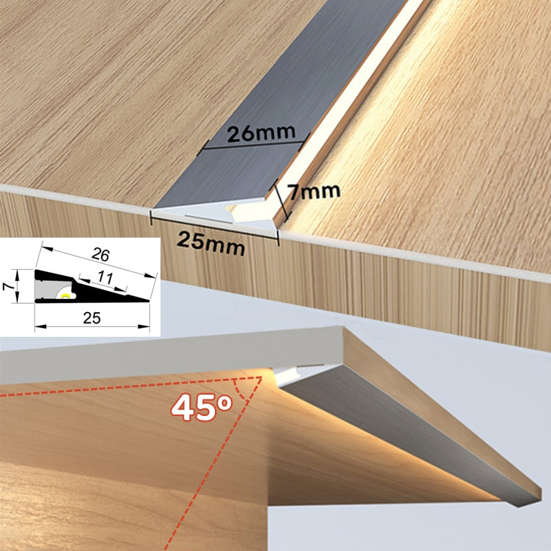 Brehn | Unsichtbare Oberfläche Aluminium Dünnes Lichtpanel