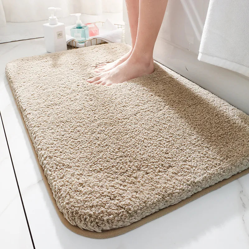 SoftStep Luxus Badeteppich – Extra dicker Mikrofaserteppich mit rutschfester und hoher Absorption | Brehn