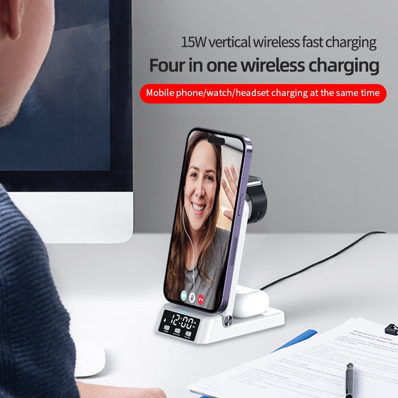 VIvolux | 4in1 Faltbare Schnelle Wireless Charging Dock