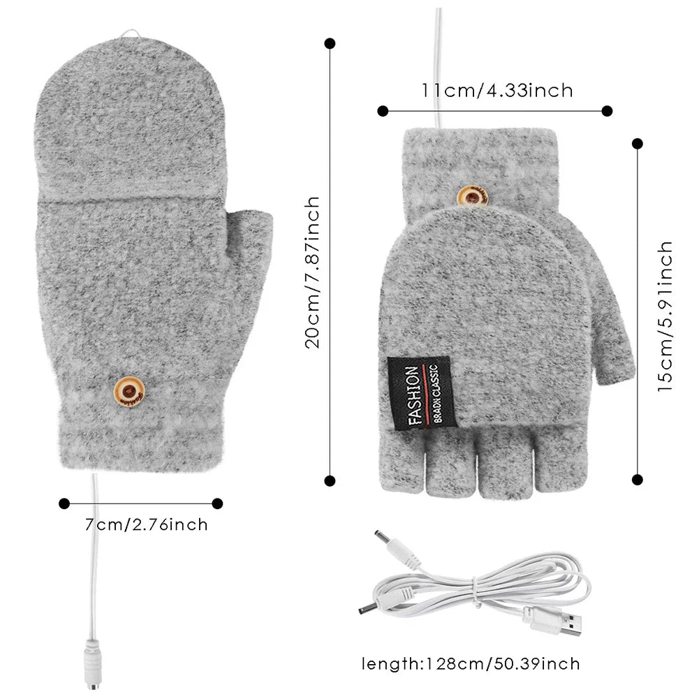 USB wiederaufladbare warme Wellenheizdehandschuhe