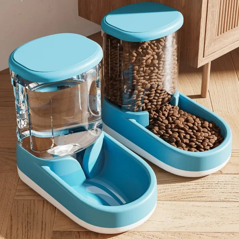 PET 3.8L Automatischer Schwerkraft-Tierfutterspender oder Wasserspender