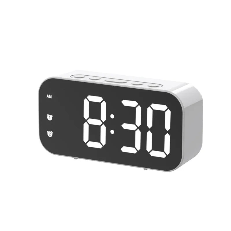 Moderner LED-Wecker mit Temperaturanzeige und Dual-Alarmfunktion – Perfekt für Schlafzimmer, Büro und als stilvolle Nachttisch-Dekoration | Brehn