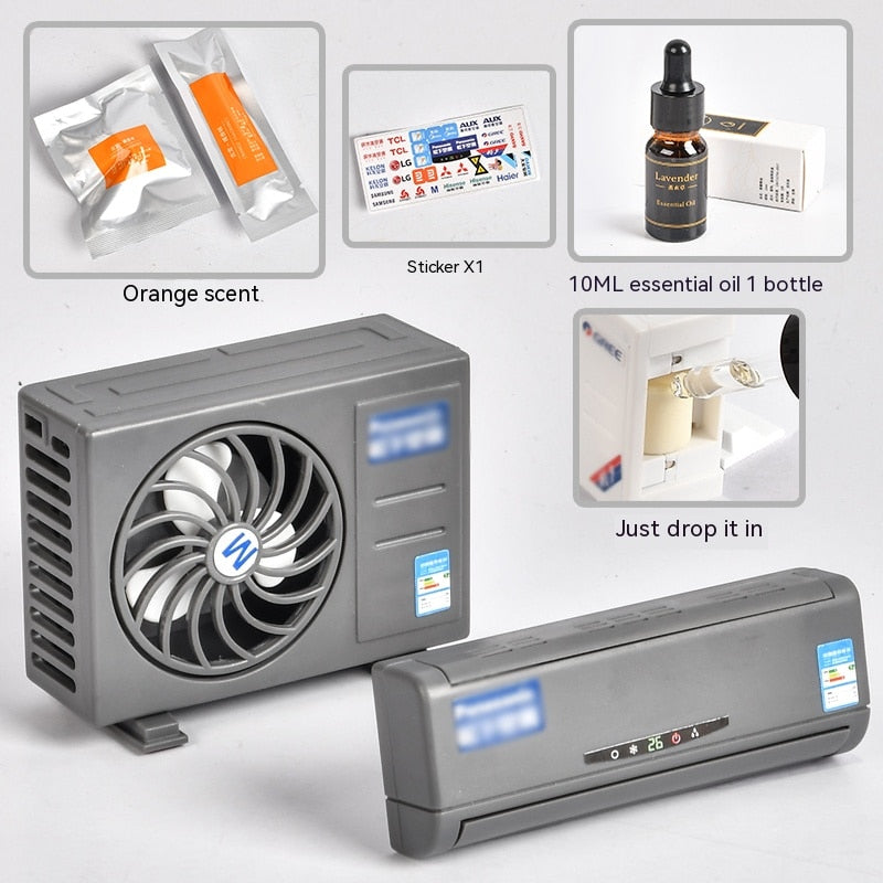 VIvolux | Mini Solar AC Auto Aromatherapie Dekor