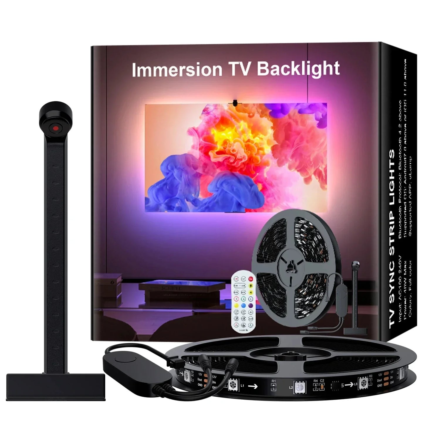 Brehn | TV Hintergrundbeleuchtung Synchronisieren Heimkino LED Strip