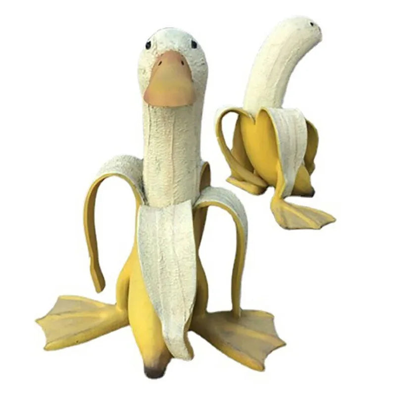Brehn | Geschälte Bananen-Enten-Gesicht Garten Dekor