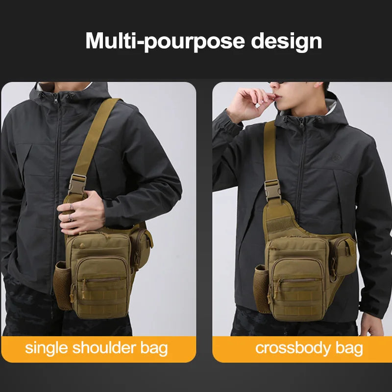 Multi-Taschen Crossbody Kompakt Wandern Brusttasche | Brehn