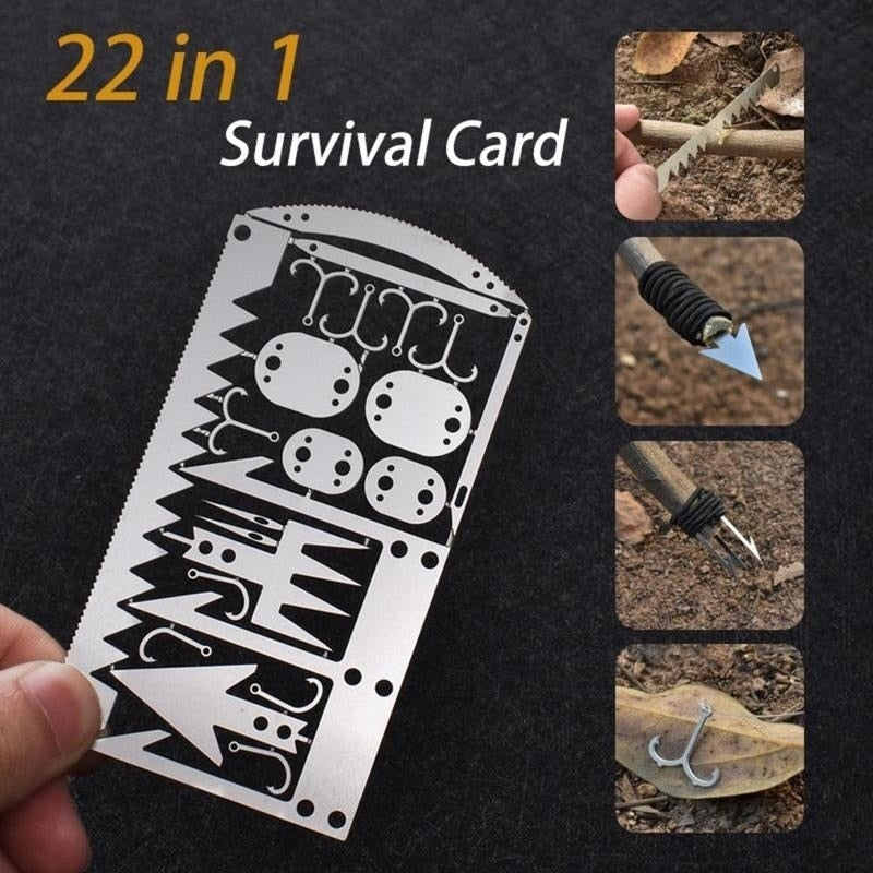 22in1 Edelstahl Outdoor Überlebens Taschenwerkzeug | Brehn