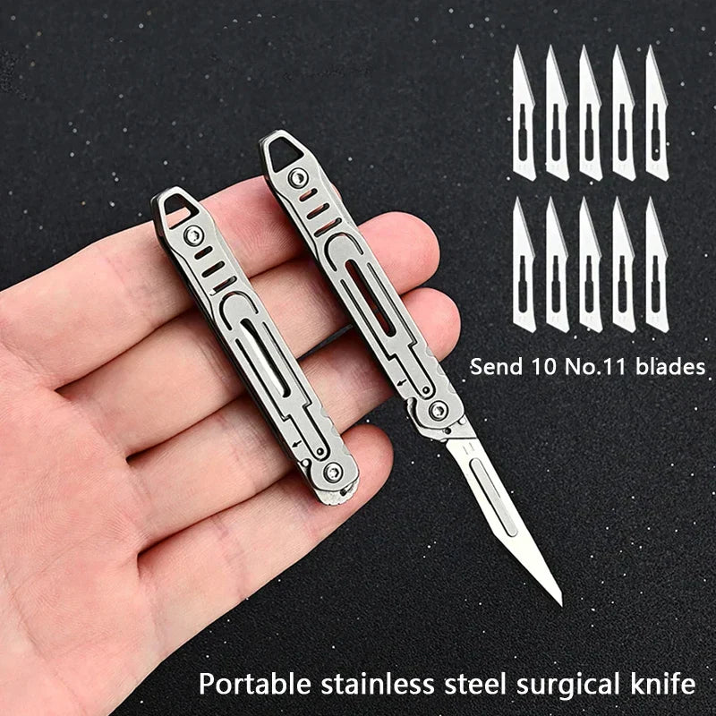 Brehn | Austauschbare Klingen Faltbares EDC-Messer
