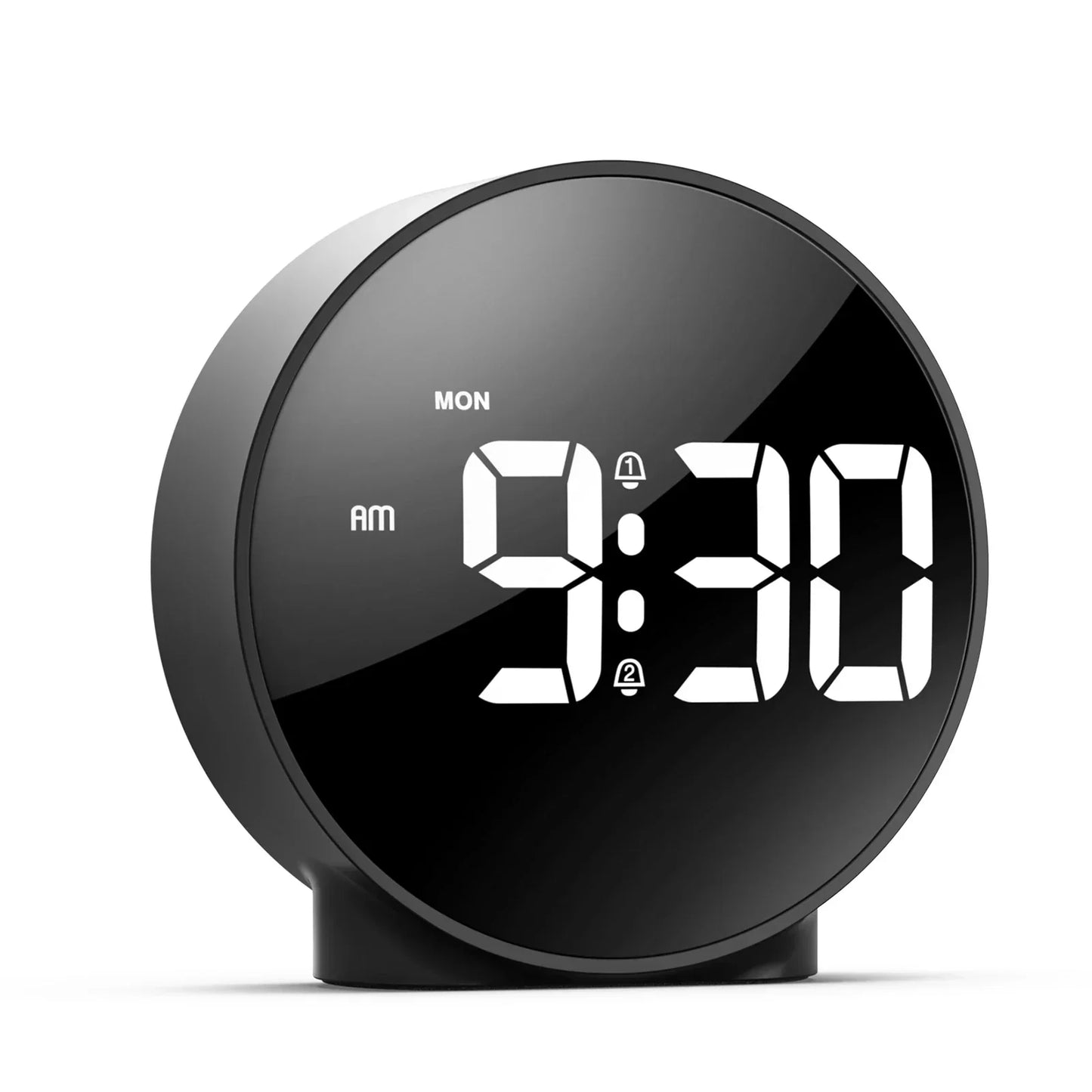 Kompakte LED Digital Tischuhr – Modernes Design mit USB-Anschluss | Brehn