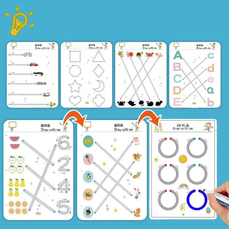 Brehn | Magic Tracing-Arbeitsbuch-Set Für Kinder