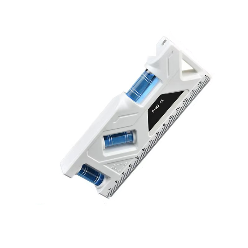 Präzisions-Taschenwasserwaage mit Magnetfuß und Winkelmesser
