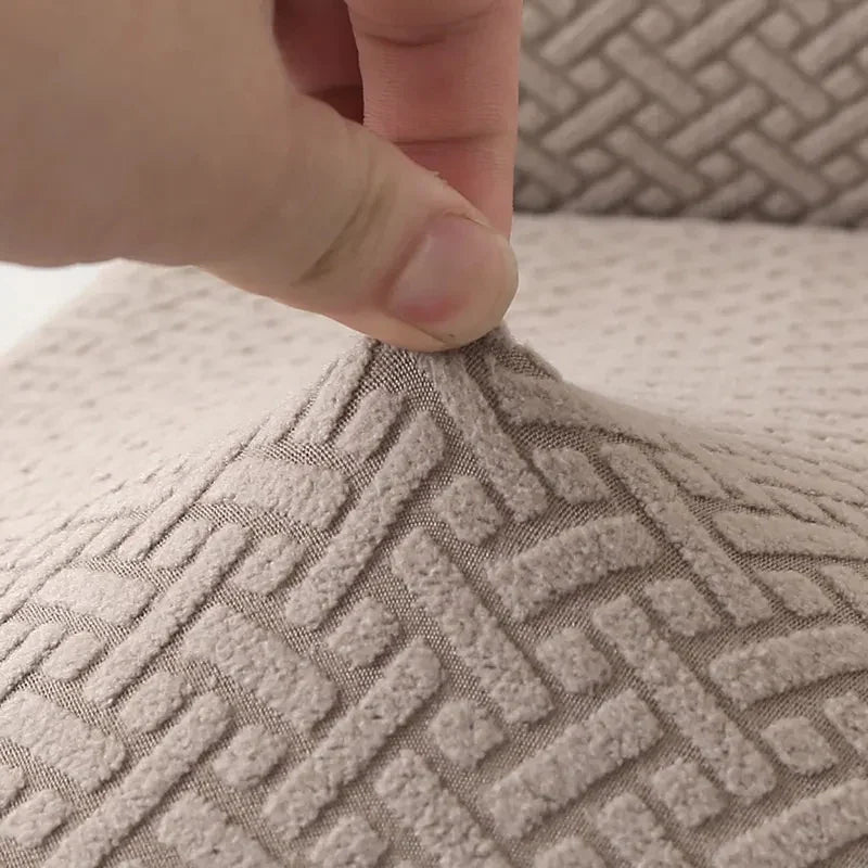 Brehn | Stuhlhusse Velvona | Elastisch & Dick Gepolstert | Jacquard-Stretchbezug | Waschbar & Knitterfrei