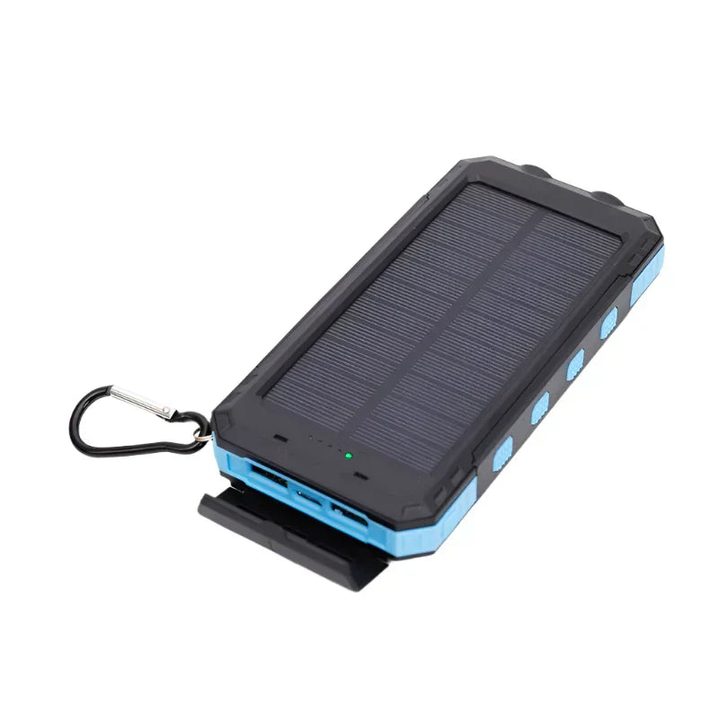 Brehn | Solarenergie-Powerbank mit Taschenlampe – SolarCharge Pro
