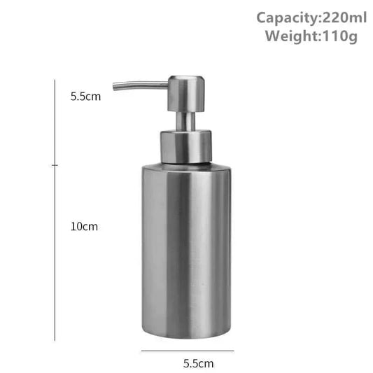 Brehn | Eleganter Edelstahl Handpumpen Seifenspender 250ml/350ml/550ml