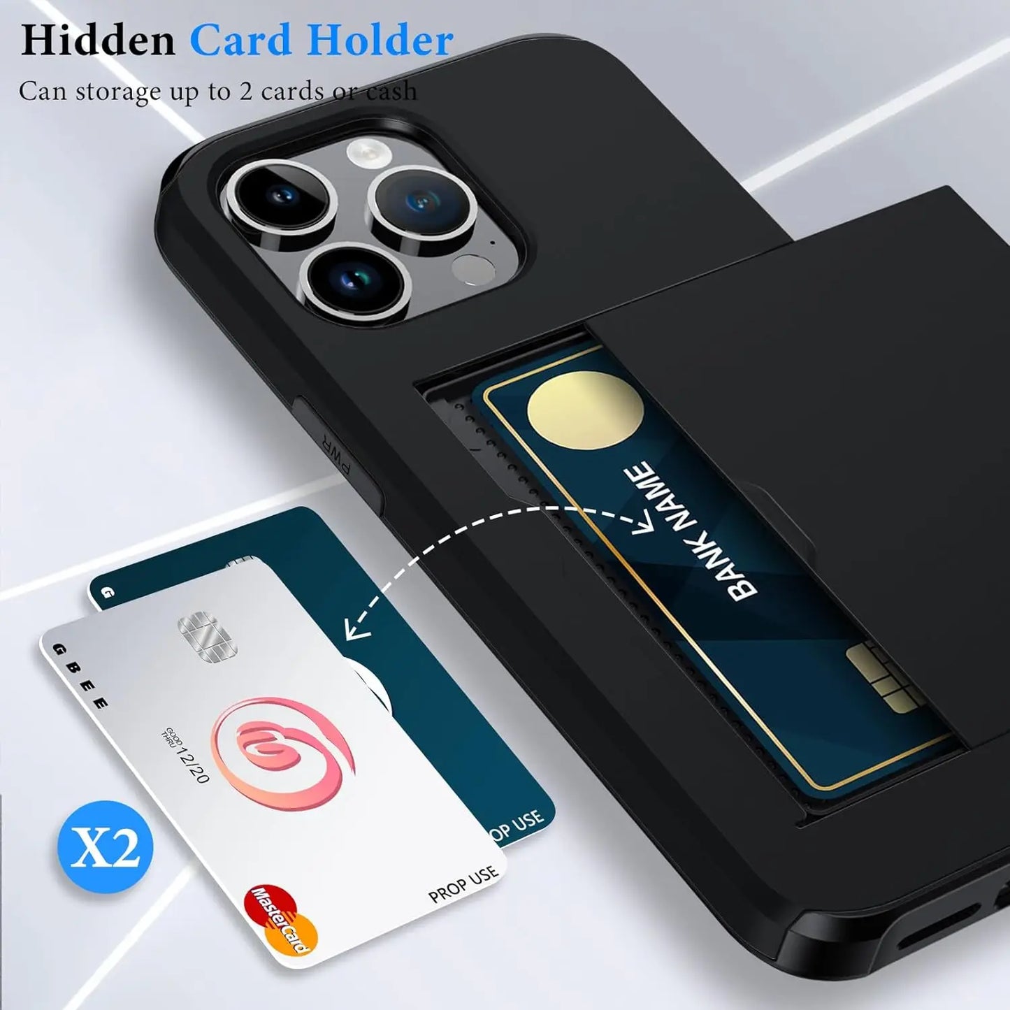 Brehn | iPhone-Hülle mit Kartenhalter | Kaufen Sie 2 und erhalten Sie 1 gratis 📢