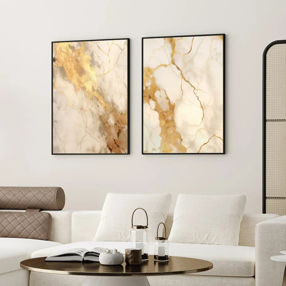 Moderner Schwarzer Beige Gold Flüssiger Marmor Druck Abstrakte Wandkunst Feine Kunst Leinwanddrucke Bilder Für Wohnzimmer Schlafzimmer Kunstdekoration | Brehn