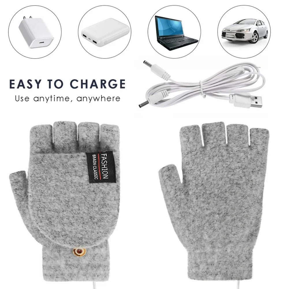 USB Wiederaufladbare Warm Welle Heizte Handschuhe | Brehn