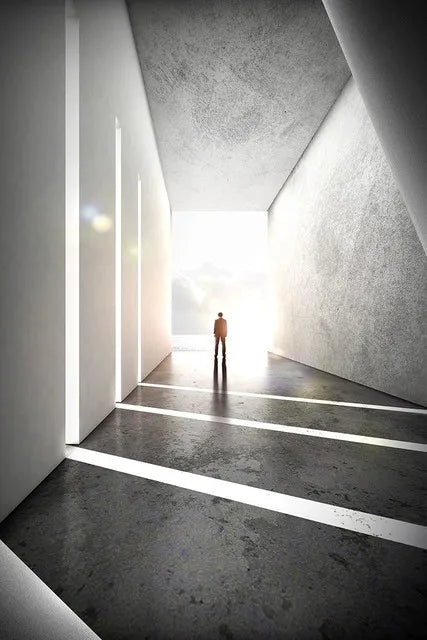 Moderne geometrische architektonische Landschaften Wandkunst Fine Art Leinwanddrucke Bilder für Studio, Home Office, Eingangsbereich Inspirierende Kunstdeko | Brehn