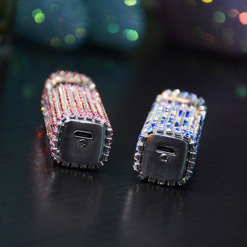 Brehn | Sparkle Stone Strass Aufladbarer Tragbarer Feuerzeug