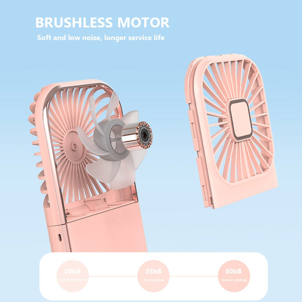 VIvolux | Tragbarer wiederaufladbarer magischer Handyhalter Kühler Ventilator