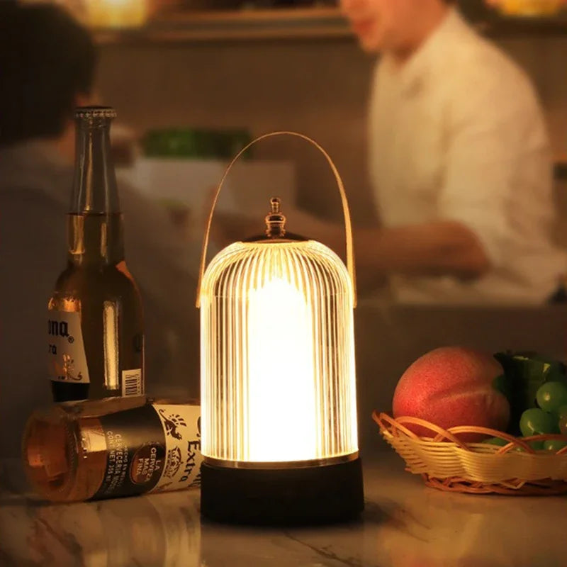 Tragbare Retro Vogelkäfig Tischlampe – Vintage LED Beleuchtung im klassischen Design | Brehn