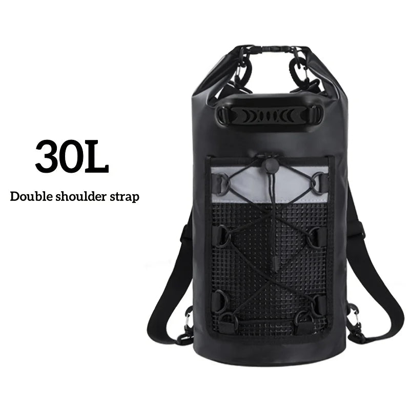 Brehn | Wasserdichte Dry Bag AQUARIX Motion | 10/20/30 L | Rolltop & Schultergurt | Für Kajak, Strand & Trekking