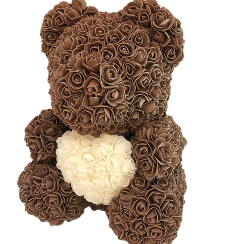 Brehn | Künstliche Rosenblumen Teddybär