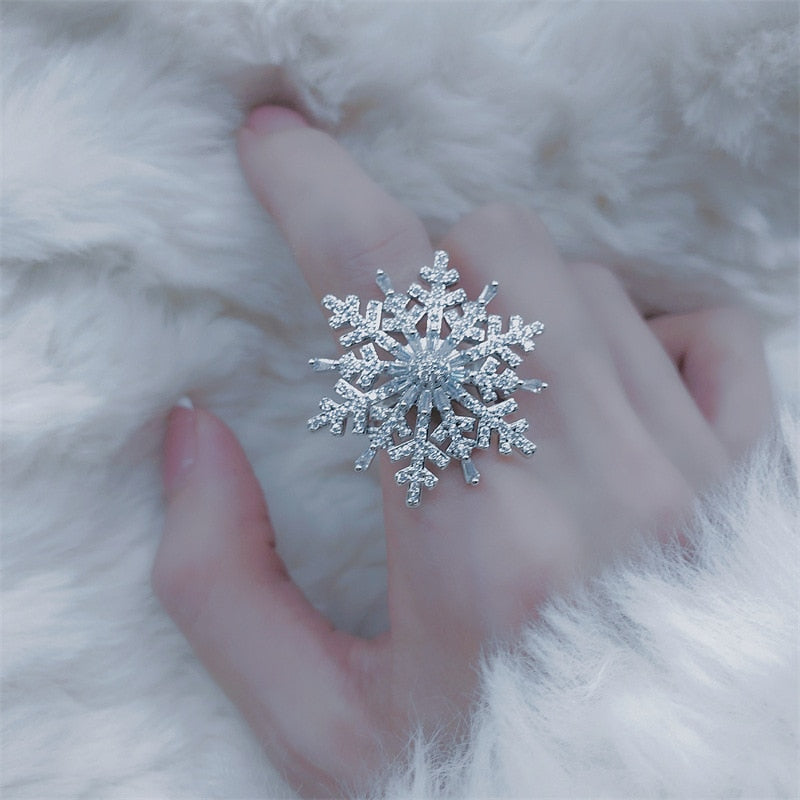Brehn | Winter Schneeflocken Rotationsring