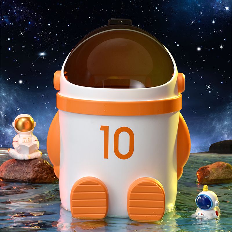 VIvolux | Mini Astronaut Form Niedlicher Büro-Mülleimer