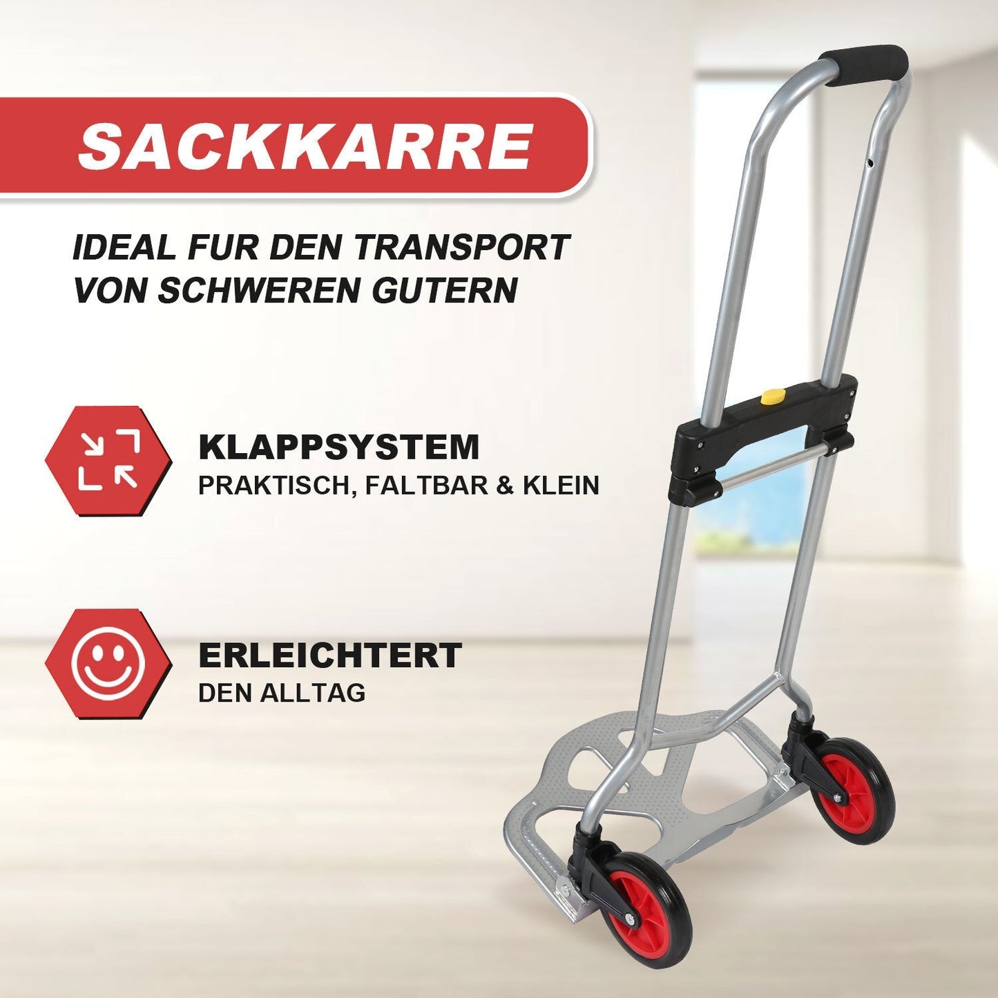 Sackkarre Transportkarre klappbar 60 kg Tragkraft | Brehn