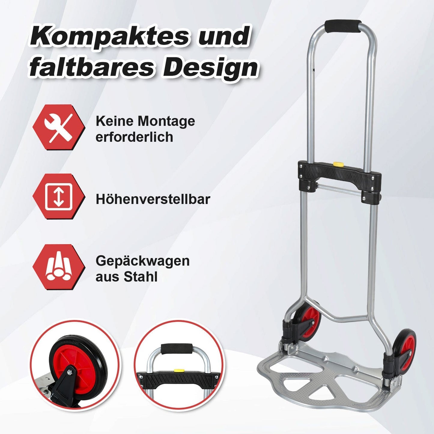 Sackkarre Transportkarre klappbar 60 kg Tragkraft | Brehn