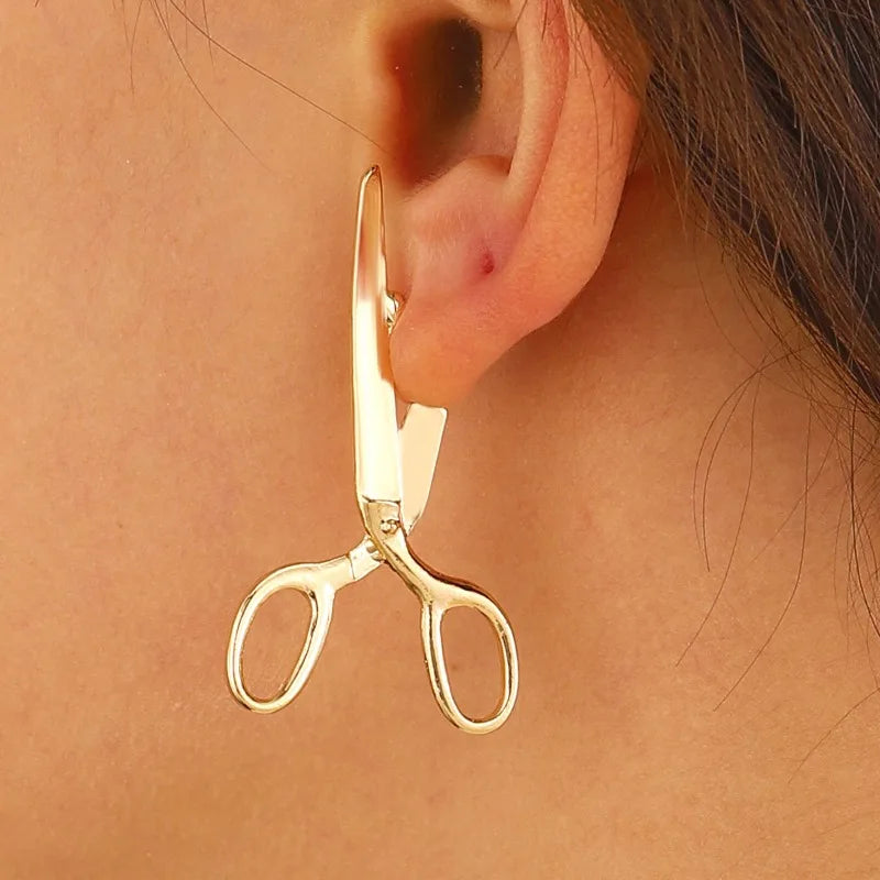 VIvolux | Scheren Design Artisan Ohrringe