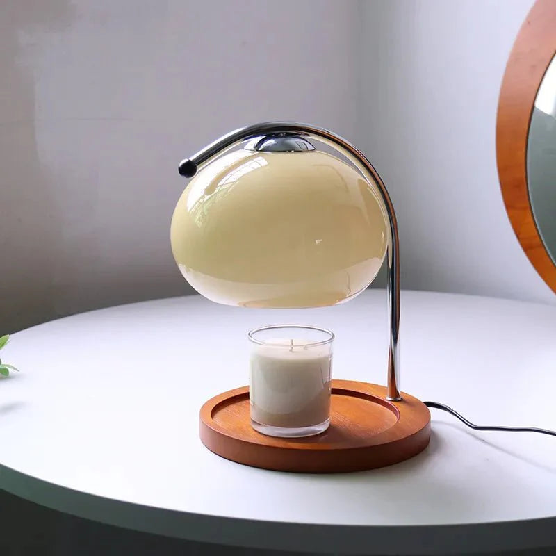 Brehn | ScentGlow - Elegante Teelichthalterlampe - Gemütliche Atmosphäre - Raffiniertes Glas