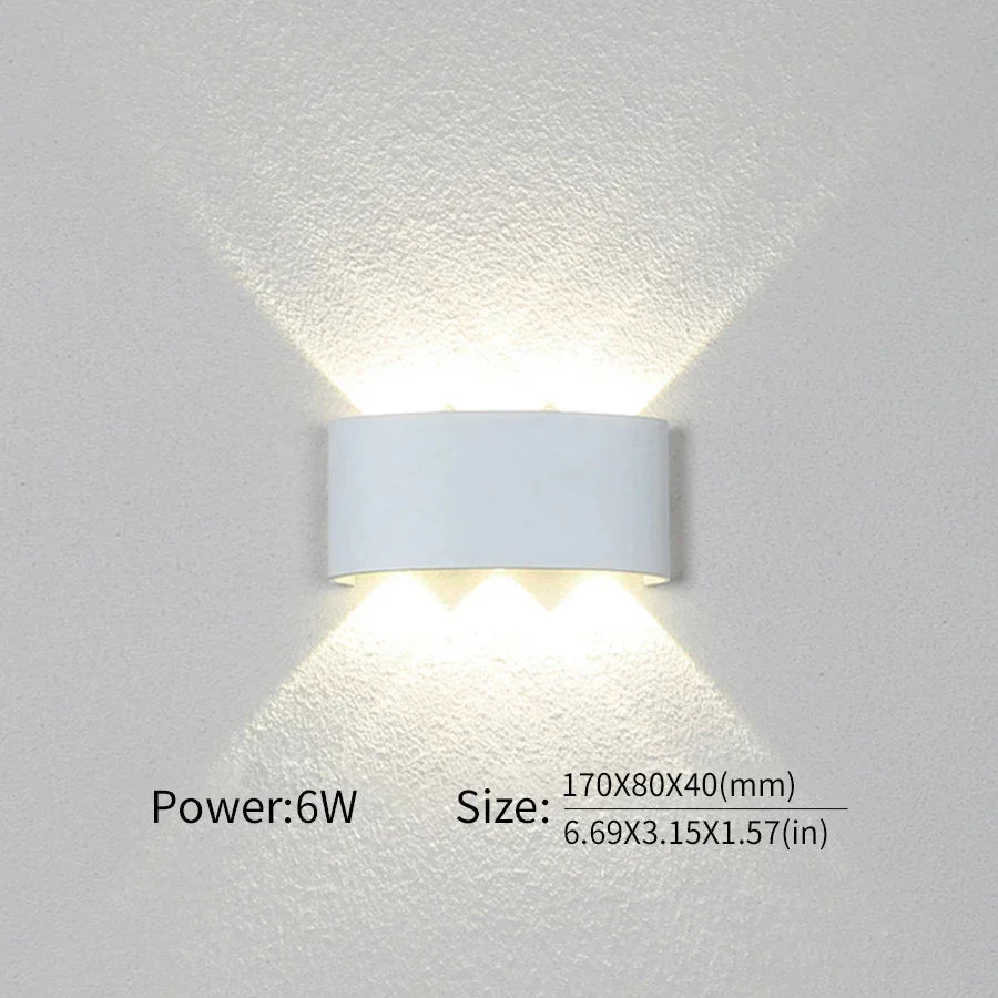 Modern lighting, indoor or outdoor: The versatile LED wall lamp